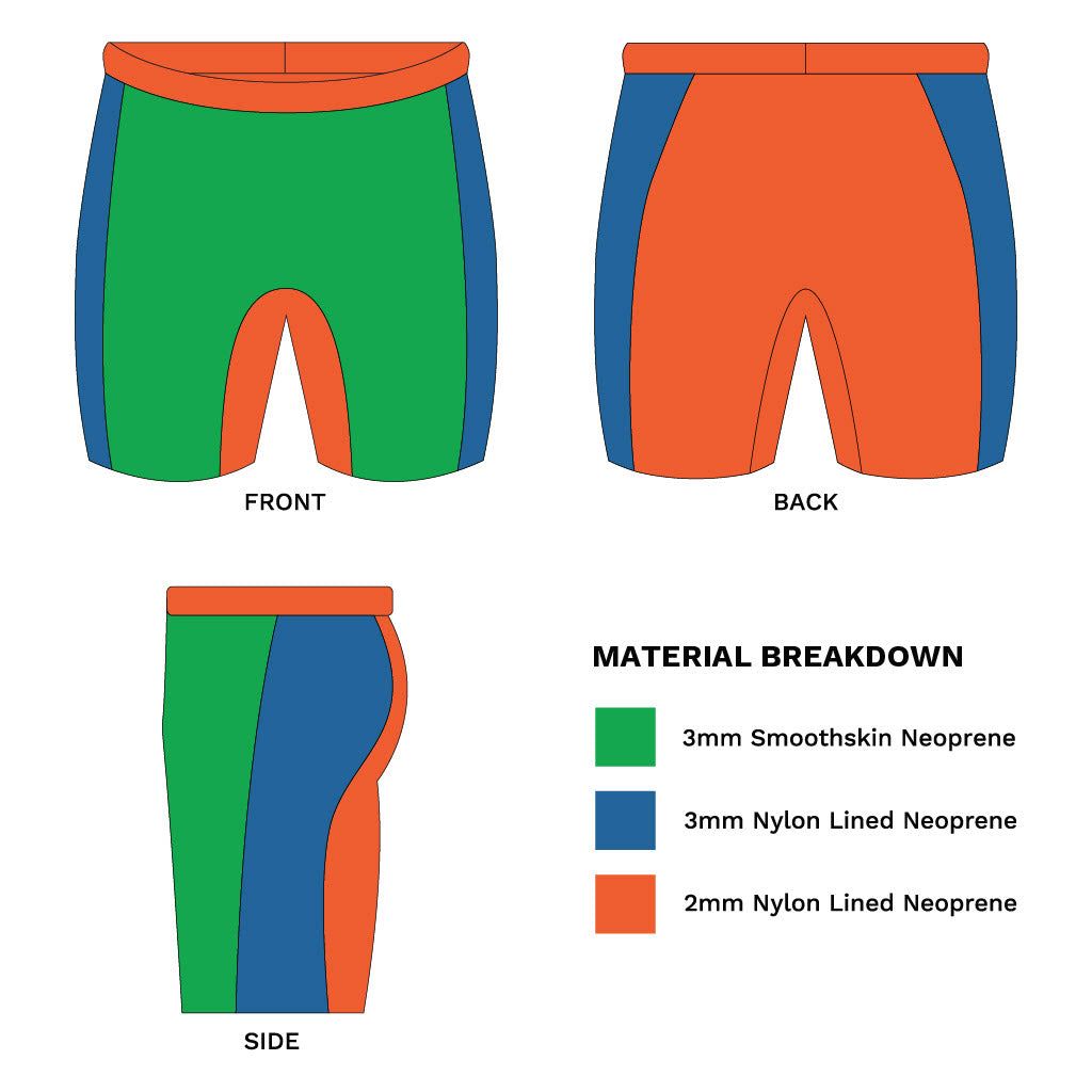 Buoyancy Short de Neopreno 'Active' 3/2mm - ZONE3