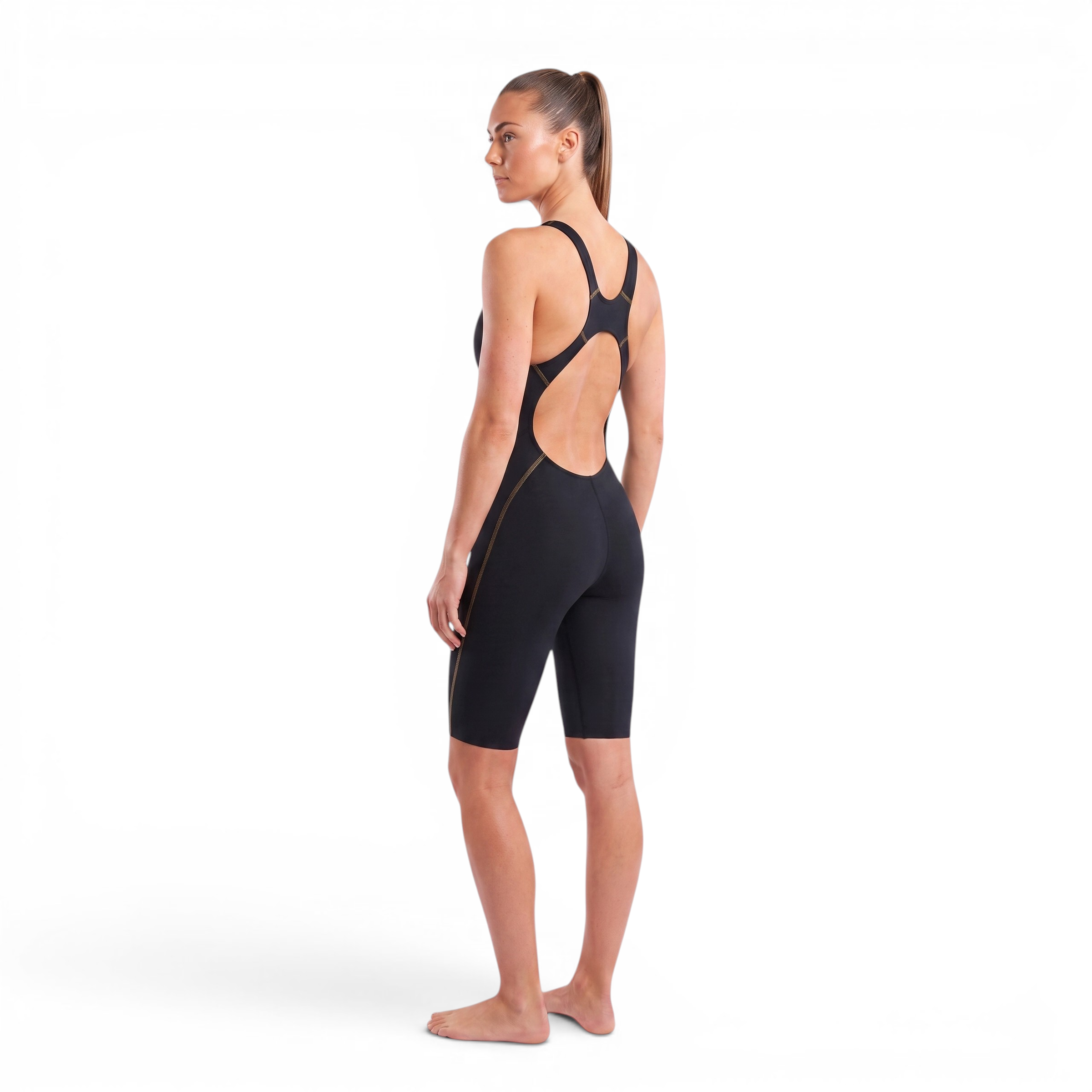 Fato de Banho FINA MF-X Kneeskin Performance Gold para mulher