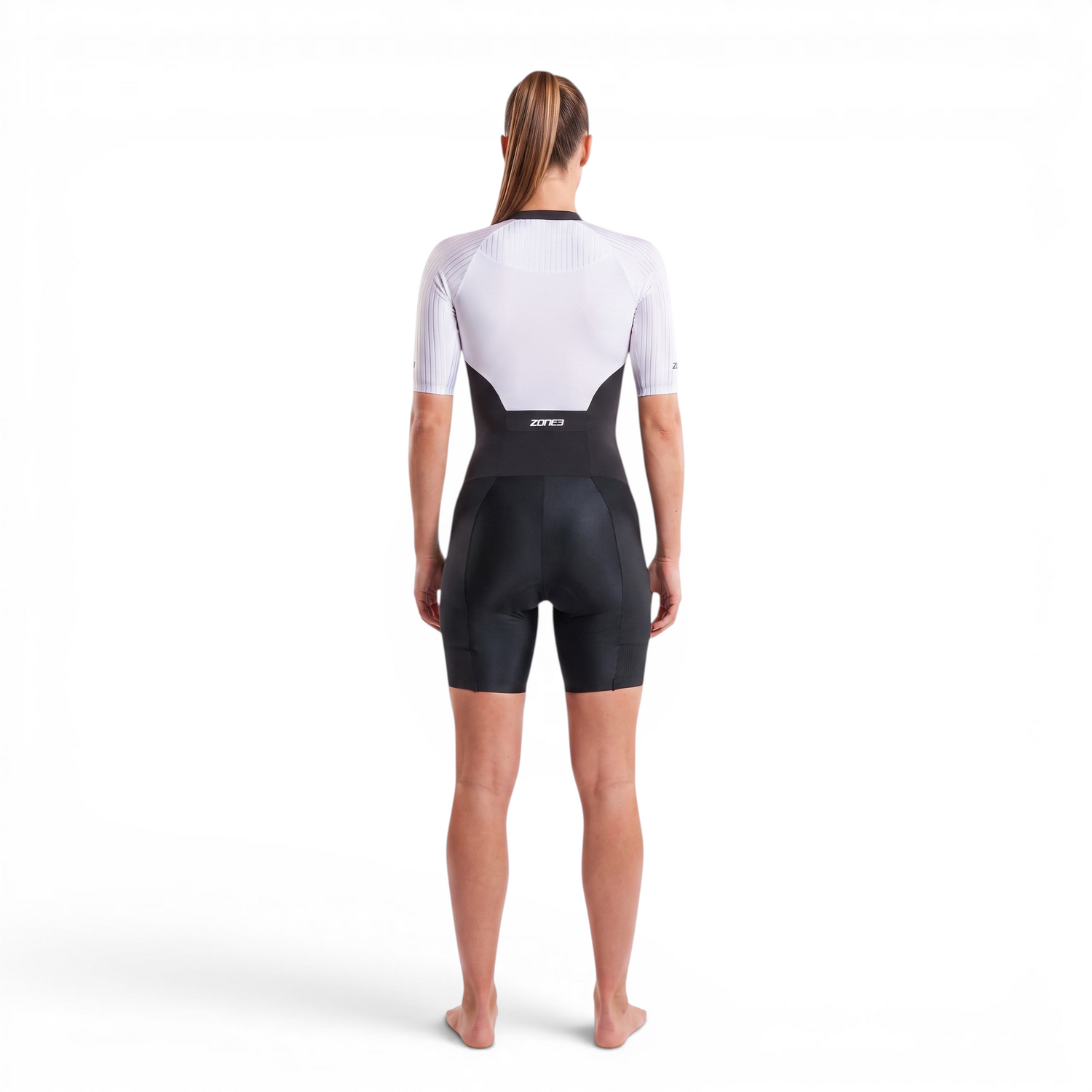 Macacão de triatlo Lava LD para mulher com fecho frontal e mangas curtas