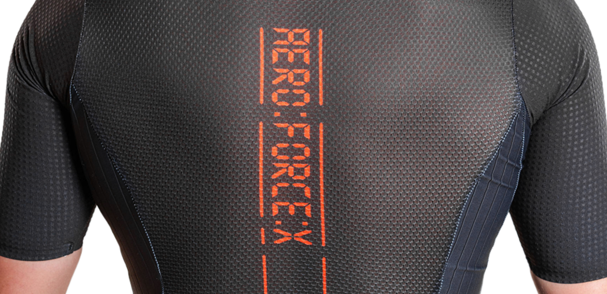 Close up of back of zone3 Aeroforce-X Trisuit