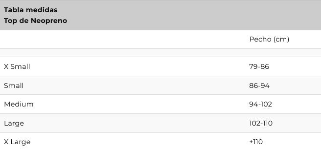 Colete térmico em neoprene