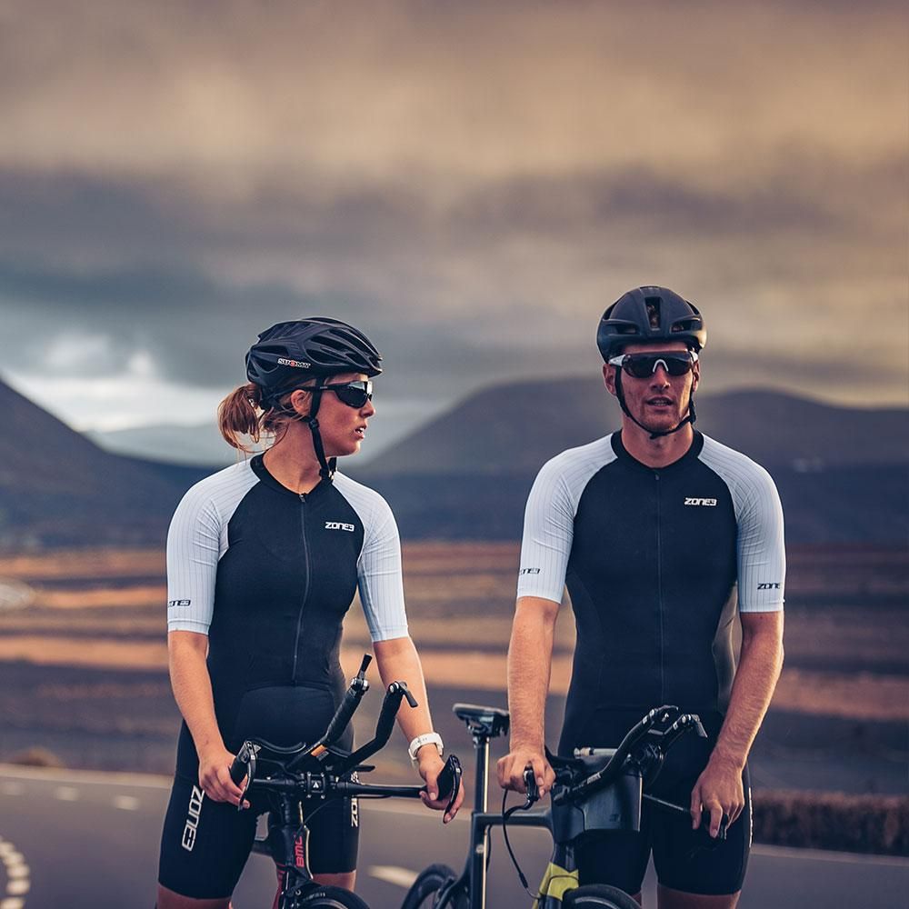 Lava Long Distance Full Zip Short Sleeve Trisuit - ZONE3 UK