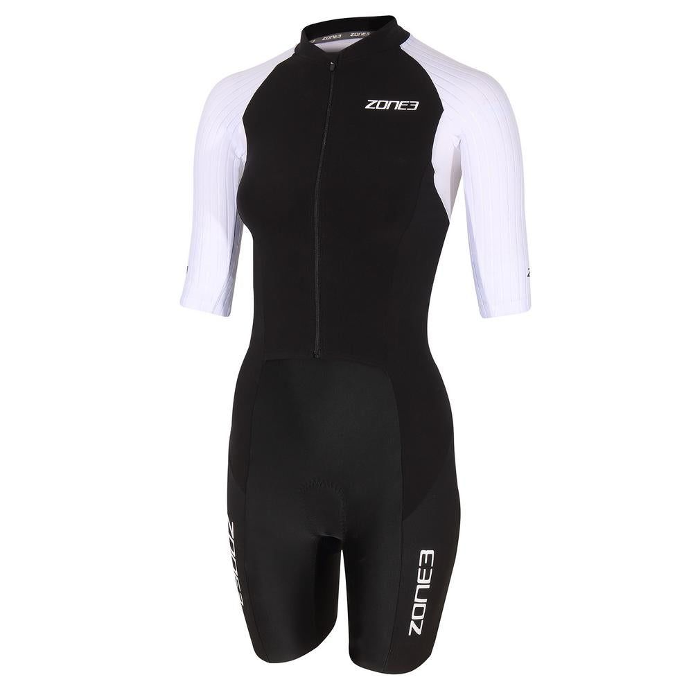 Lava Long Distance Full Zip Short Sleeve Trisuit - ZONE3 UK