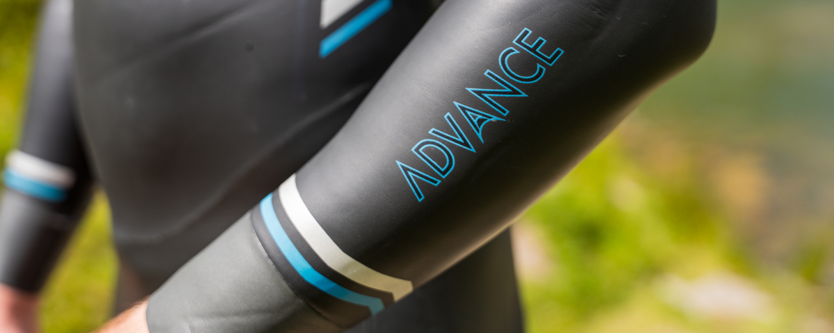 Close up of the Advance wetsuit cuffs