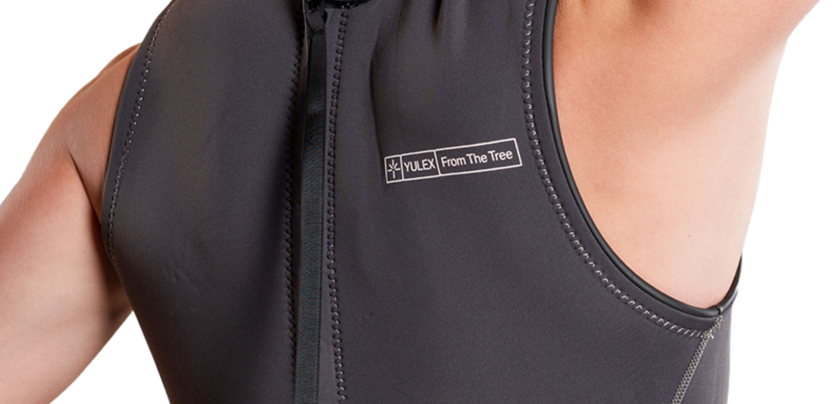 Close up of Yulex® Kneeskin on white background