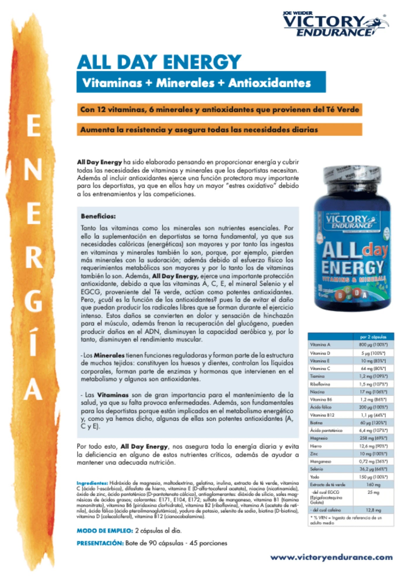 All Day Energy – 90 cápsulas