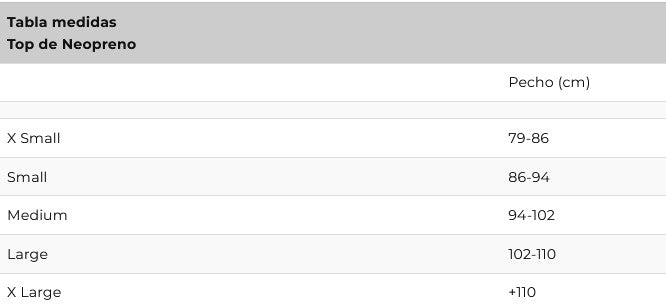 T-shirt térmica de neoprene